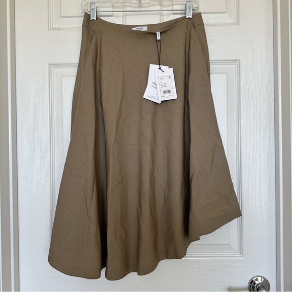 Corpcore Theory Asymmetric Midi Skirt - Picture 4 of 8